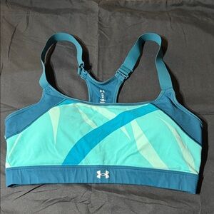 Under Armour Teal & Aqua Racerback Sports Bra